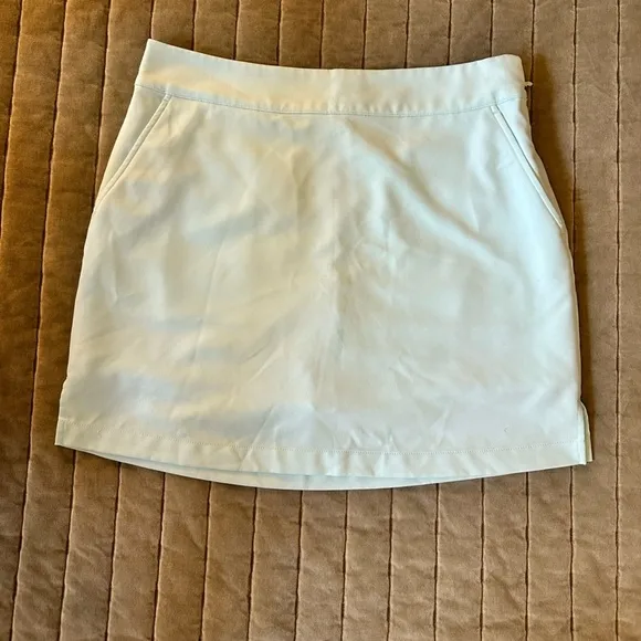 Vineyard Vines Solid Golf Skirt - Mint Blue