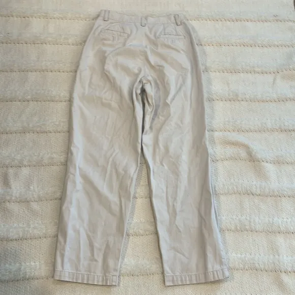 Vintage classic gap high waisted khaki pants 100% cotton pleated women’s size 4