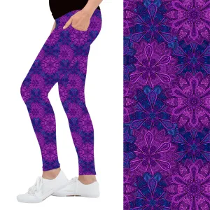 Violet Vortex Deluxe Pocket Leggings