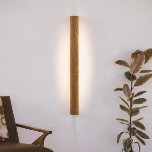 Vista Short Hardwood Wall Lamp