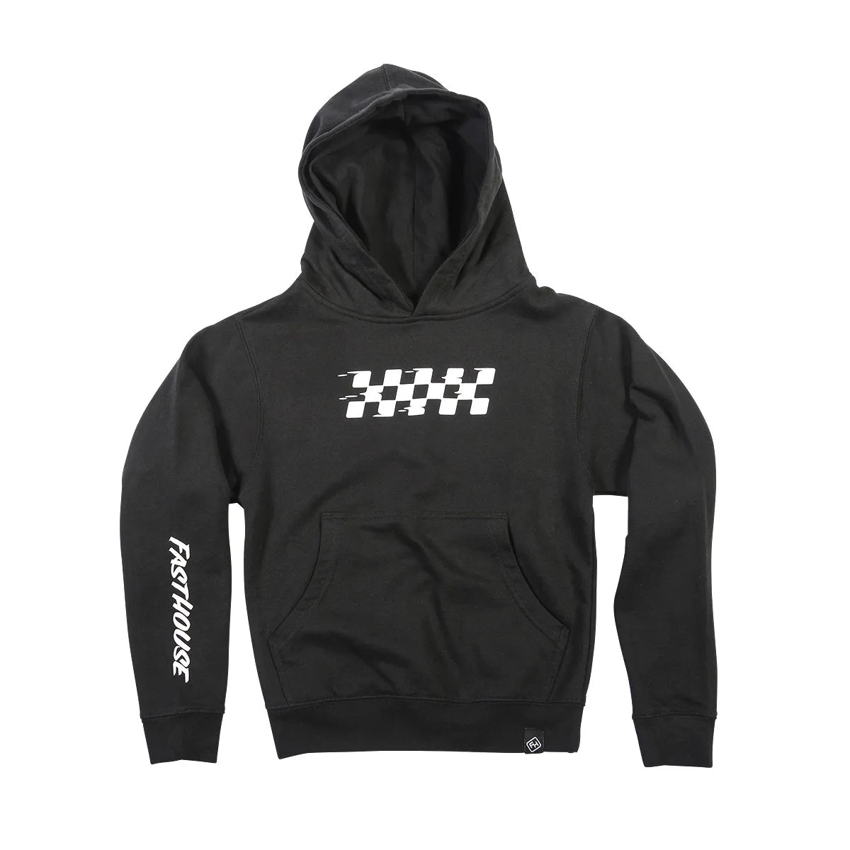 Vortex Youth Hooded Pullover - Black