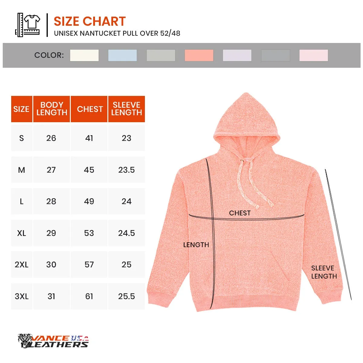 VT303 - Unisex Nantucket Pull Over 52/48