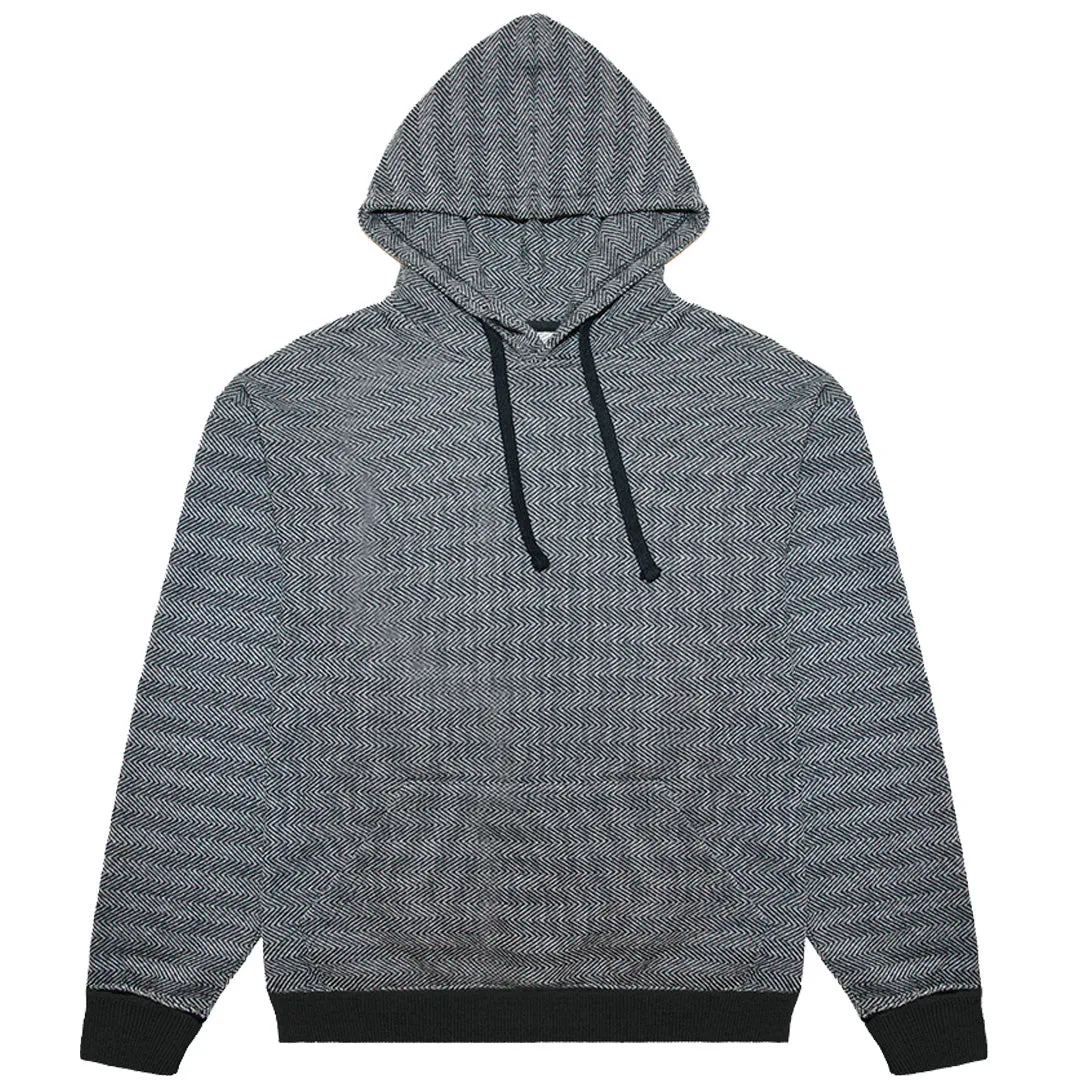 VT403B - Unisex Black Herringbone Pull Over