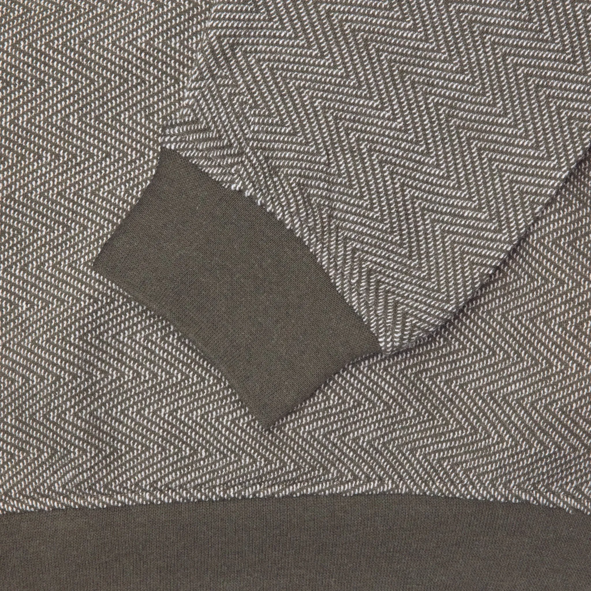 VT403FGN- Unisex Forest Green Herringbone Pull Over