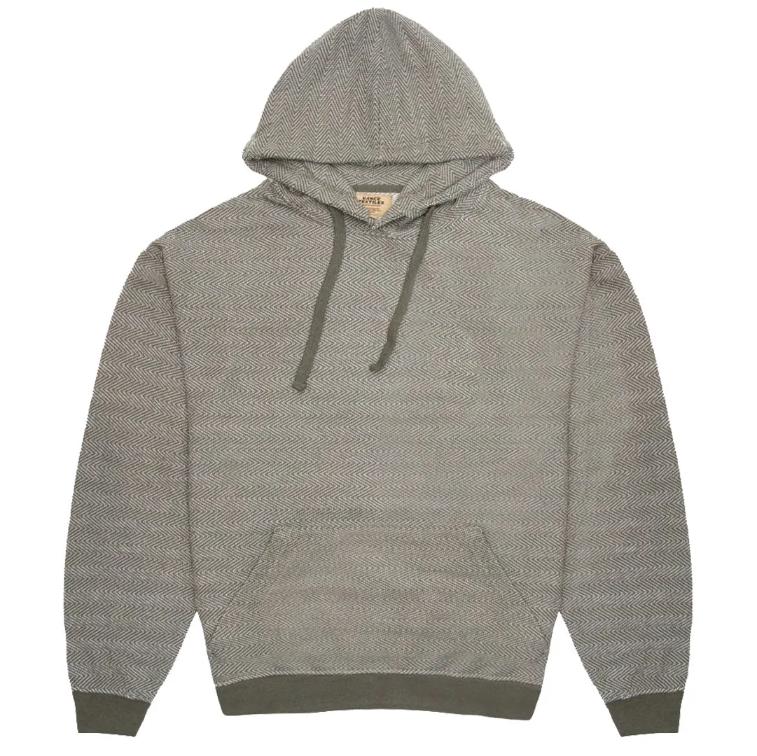 VT403FGN- Unisex Forest Green Herringbone Pull Over
