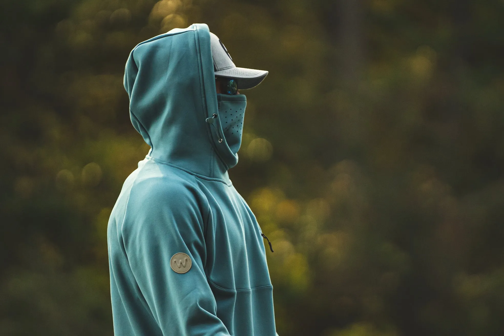 WaterLand™ FishShield Pro Hoodie - Slate Storm Blue