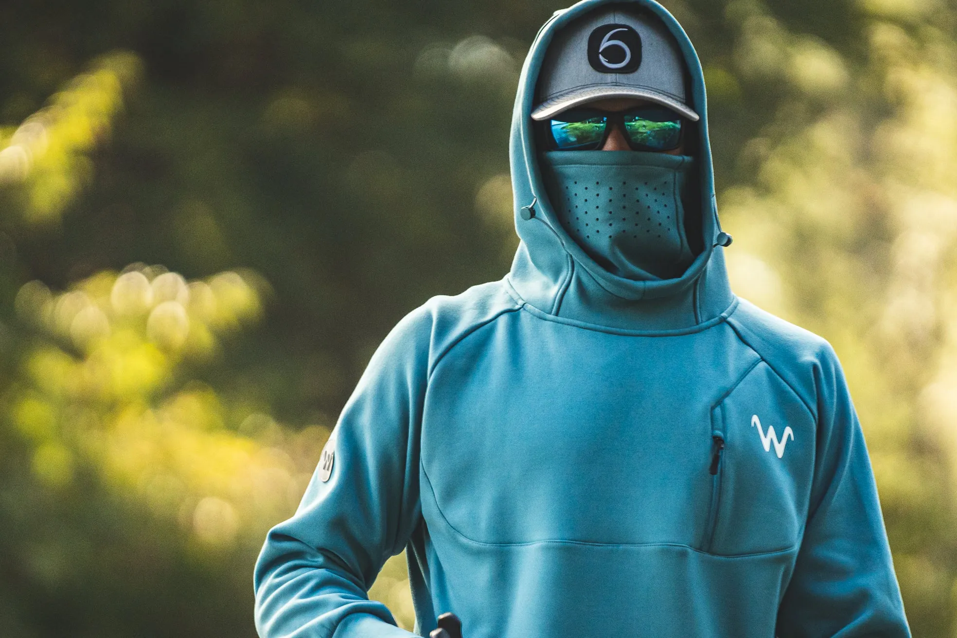 WaterLand™ FishShield Pro Hoodie - Slate Storm Blue