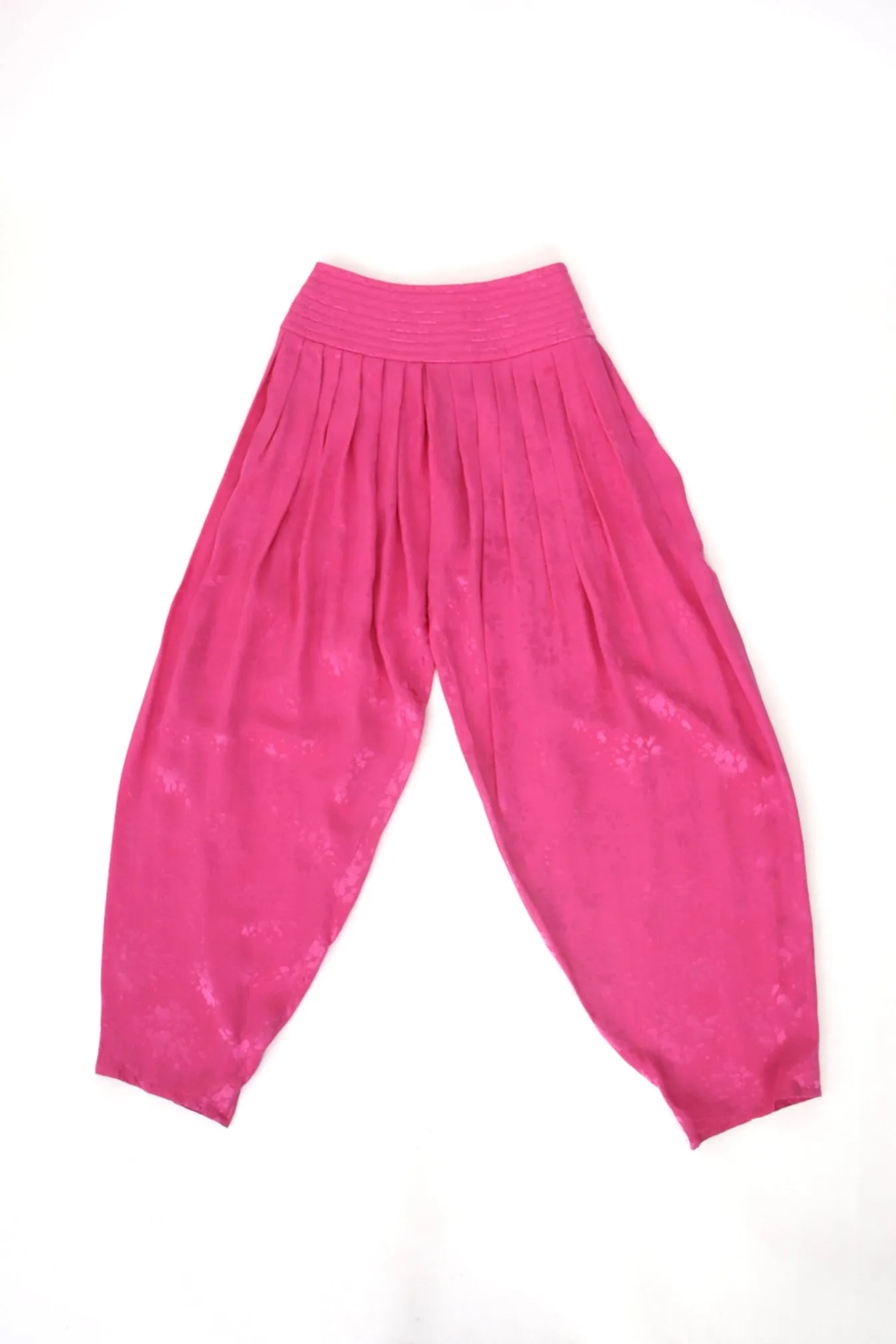 Wayne Clark Pleated Jacquard Pant Set