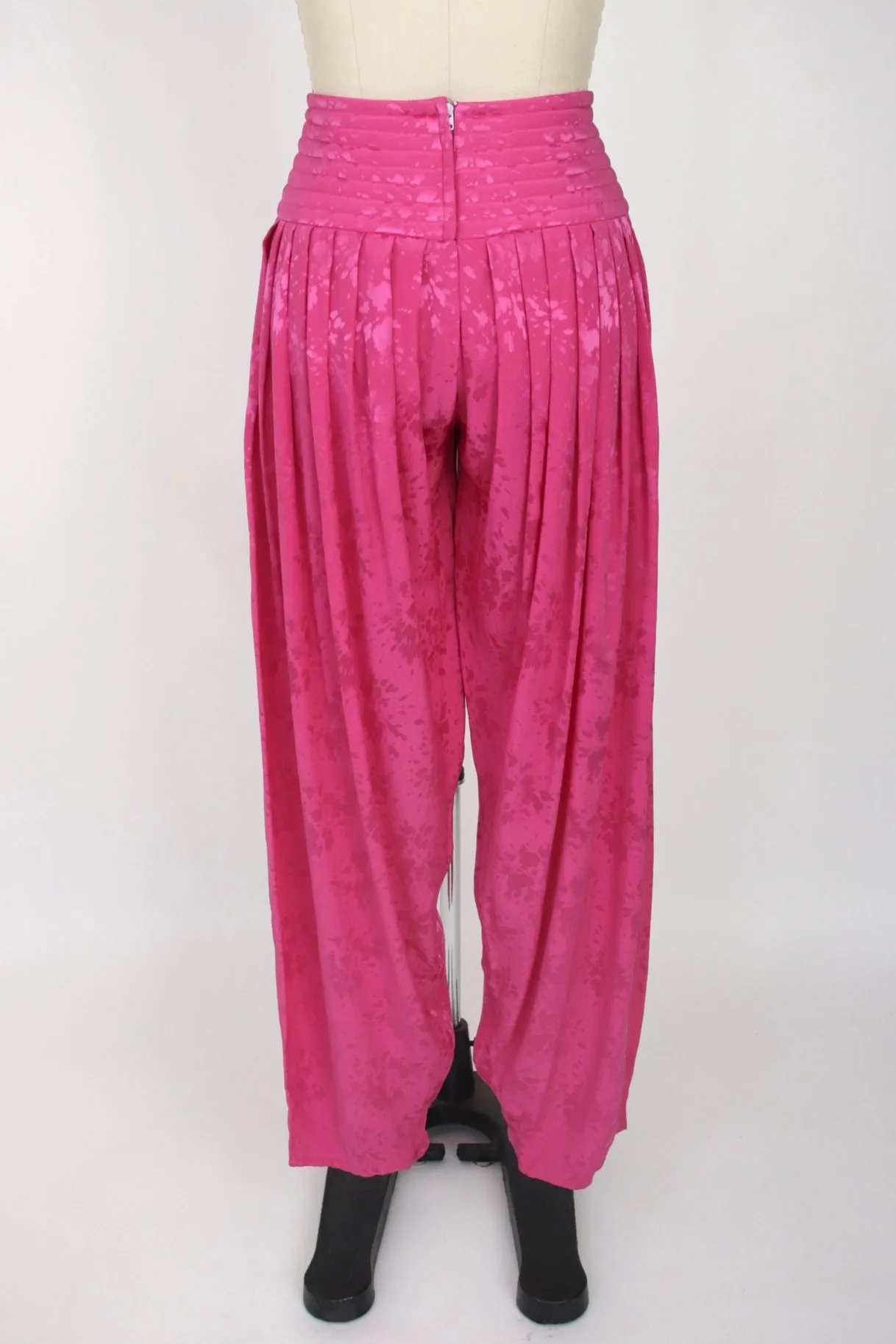 Wayne Clark Pleated Jacquard Pant Set