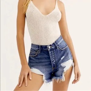 We The Free distressed shorts