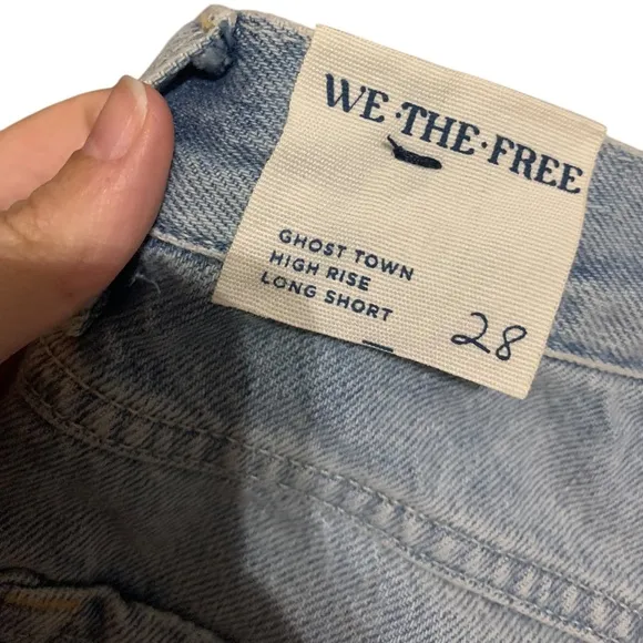 We the Free Ghost Town High Rise Long shorts NWOT