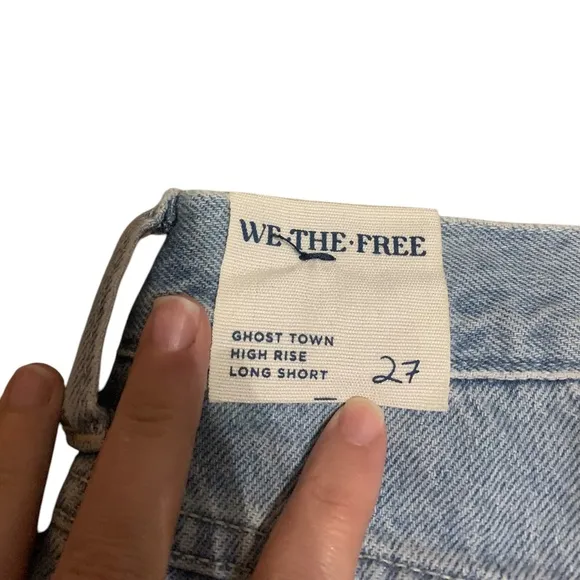 We the Free Ghost Town High Rise Long shorts NWOT