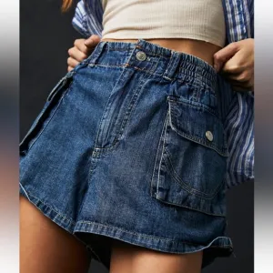 We the Free Lady Luck Paper bag shorts