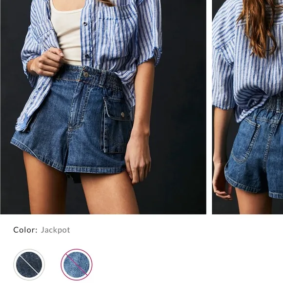 We the Free Lady Luck Paper bag shorts
