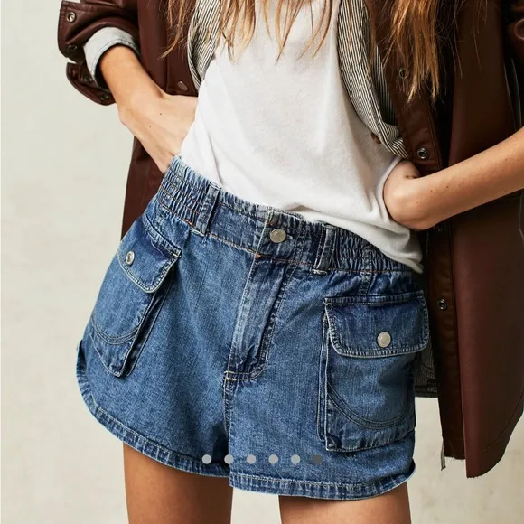 We the Free Lady Luck Paper bag shorts