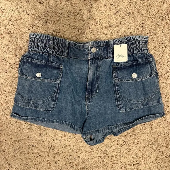 We the Free Lady Luck Paper bag shorts