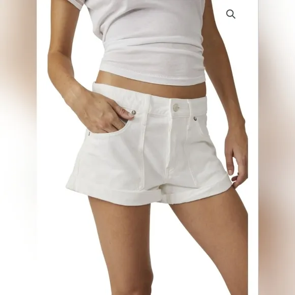 We The Free People Beginners Luck Short in Optic White