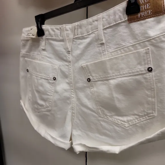 We The Free People Beginners Luck Short in Optic White