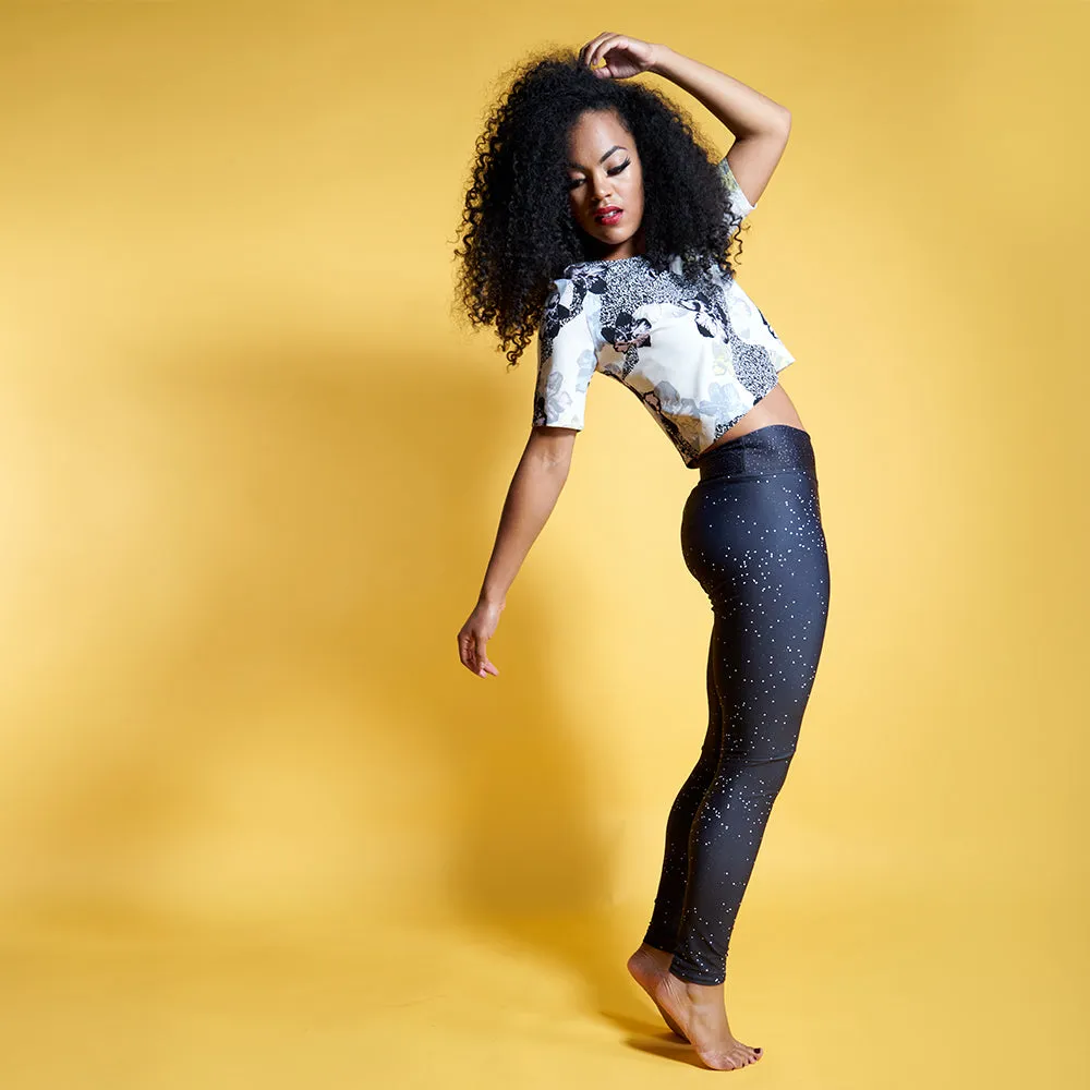 Wearable Art Leggings : Cosmos