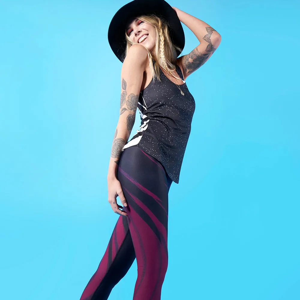 Wearable Art Leggings : Down The Rabbit Hole