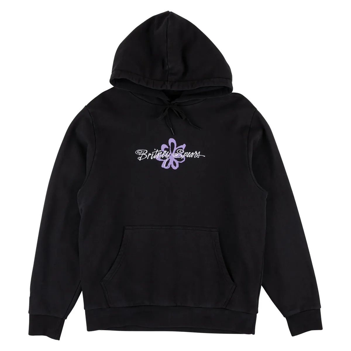 Welcome - Britney Spears Flower Pigment-Dyed Hoodie Black