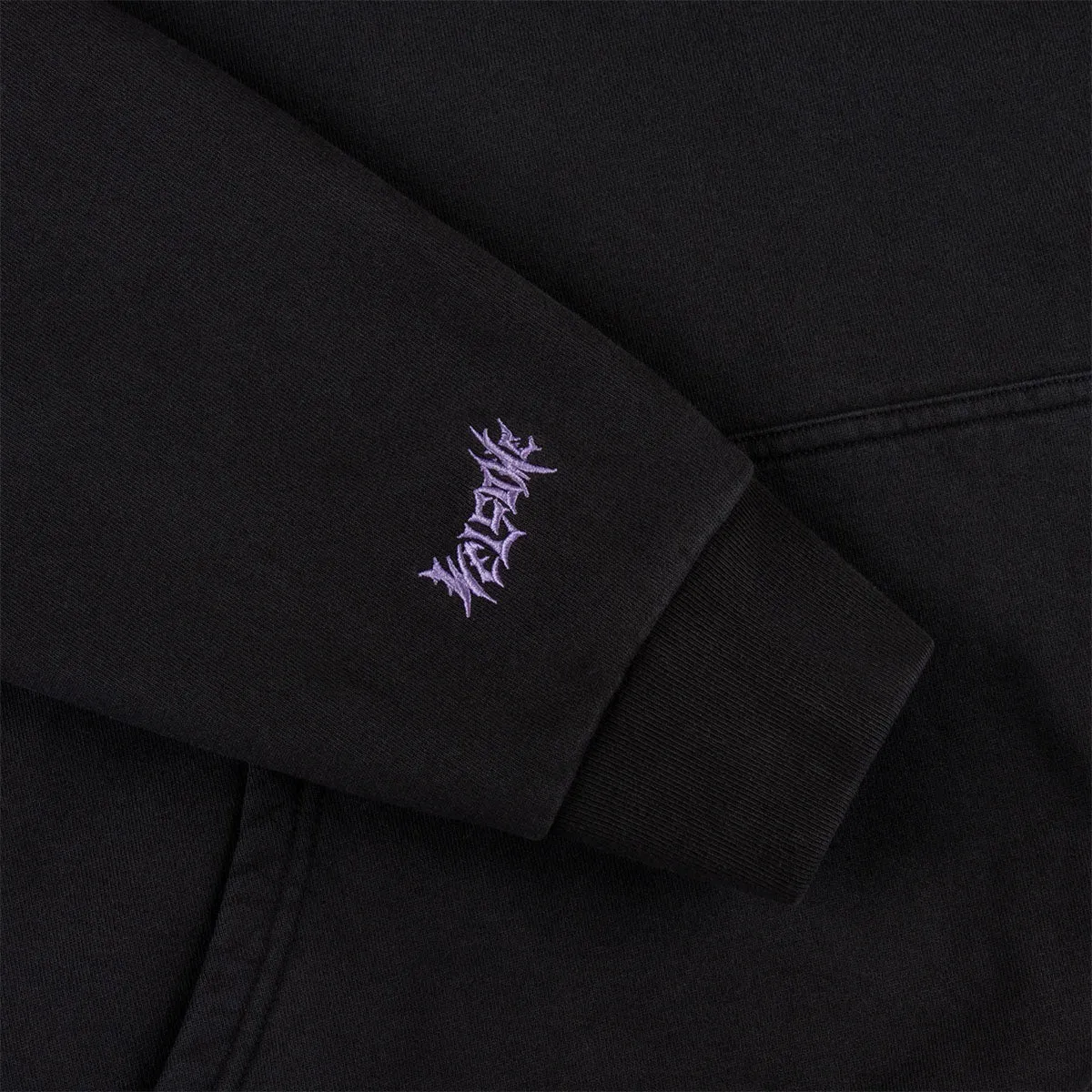 Welcome - Britney Spears Flower Pigment-Dyed Hoodie Black