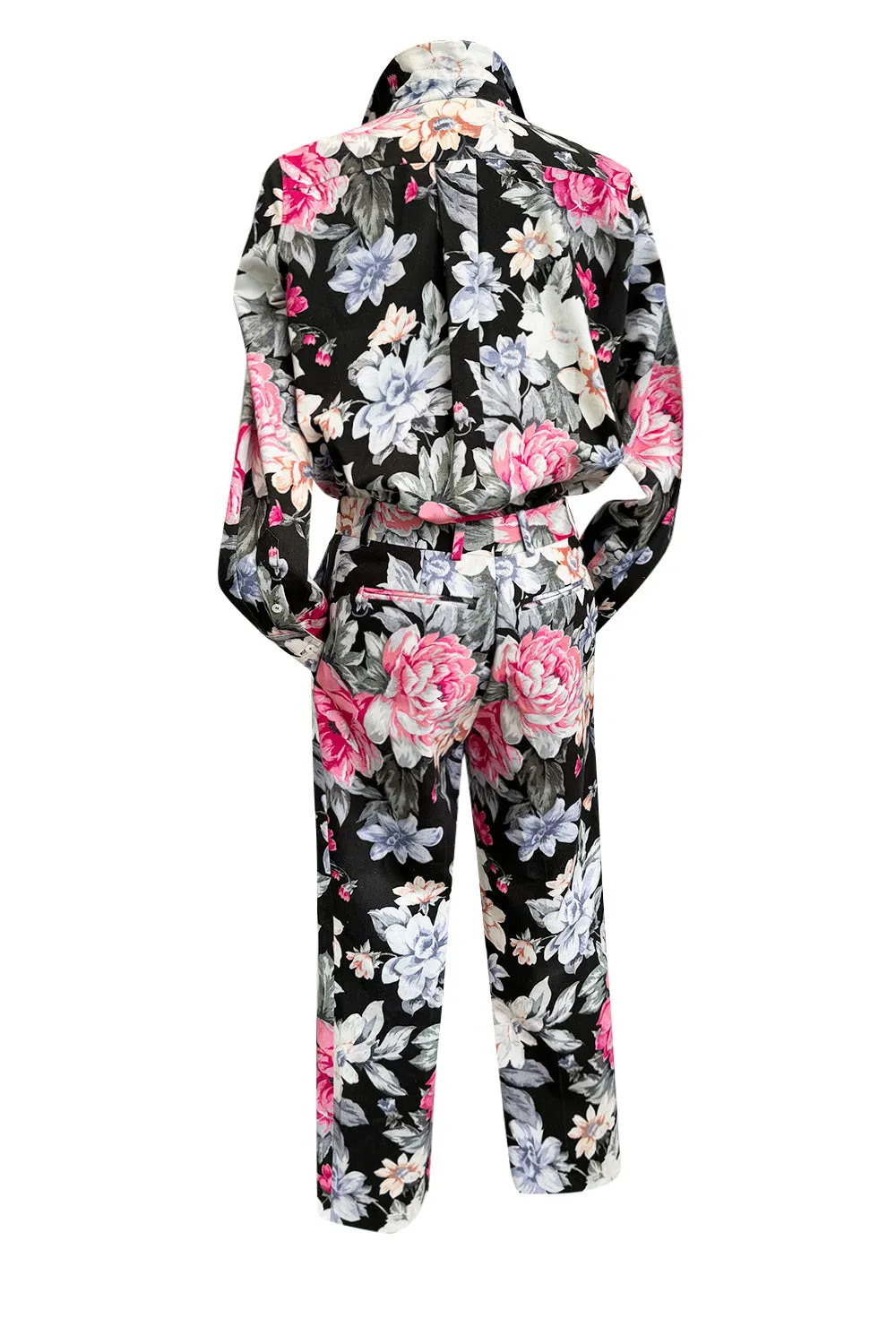 Well Documented Resort 2012 Celine by Phoebe Philo Floral Top or Jacket & Cropped Pant Suit