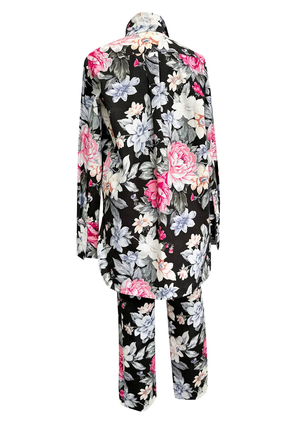 Well Documented Resort 2012 Celine by Phoebe Philo Floral Top or Jacket & Cropped Pant Suit