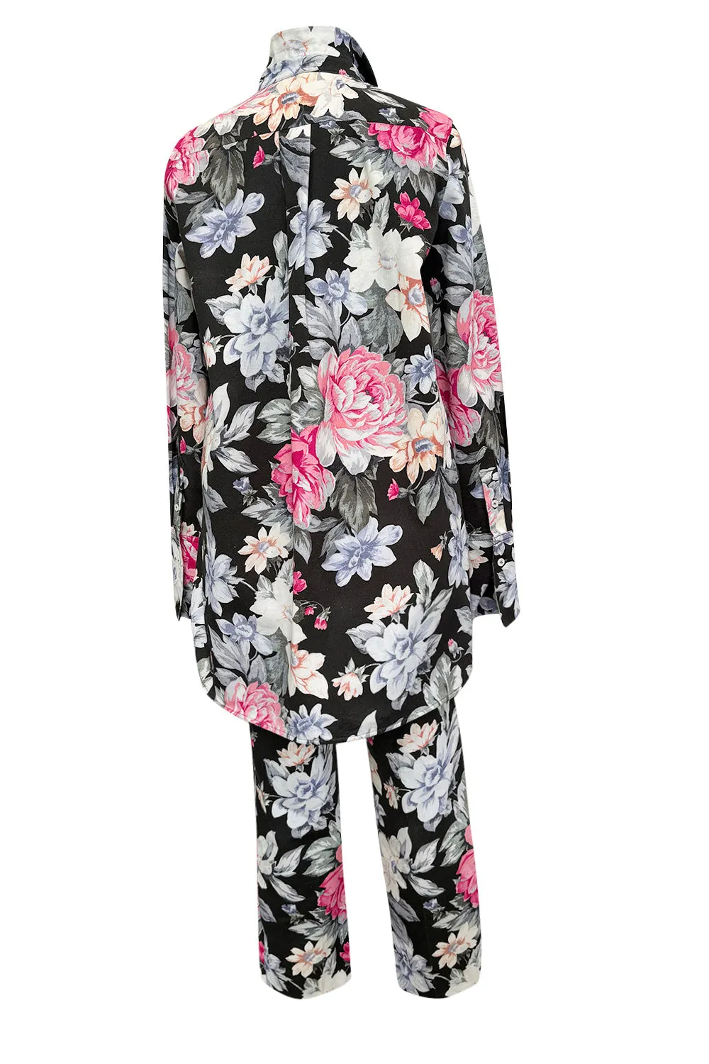 Well Documented Resort 2012 Celine by Phoebe Philo Floral Top or Jacket & Cropped Pant Suit