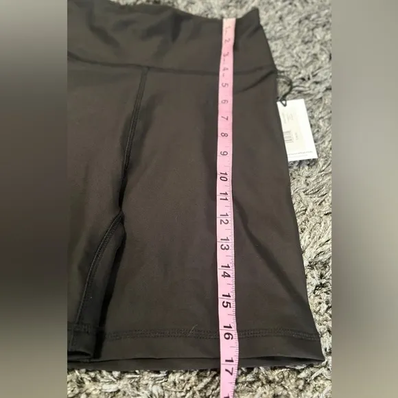 WeWoreWhat black nylon bike shorts size medium