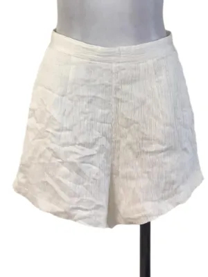 White Wrinkle Shorts