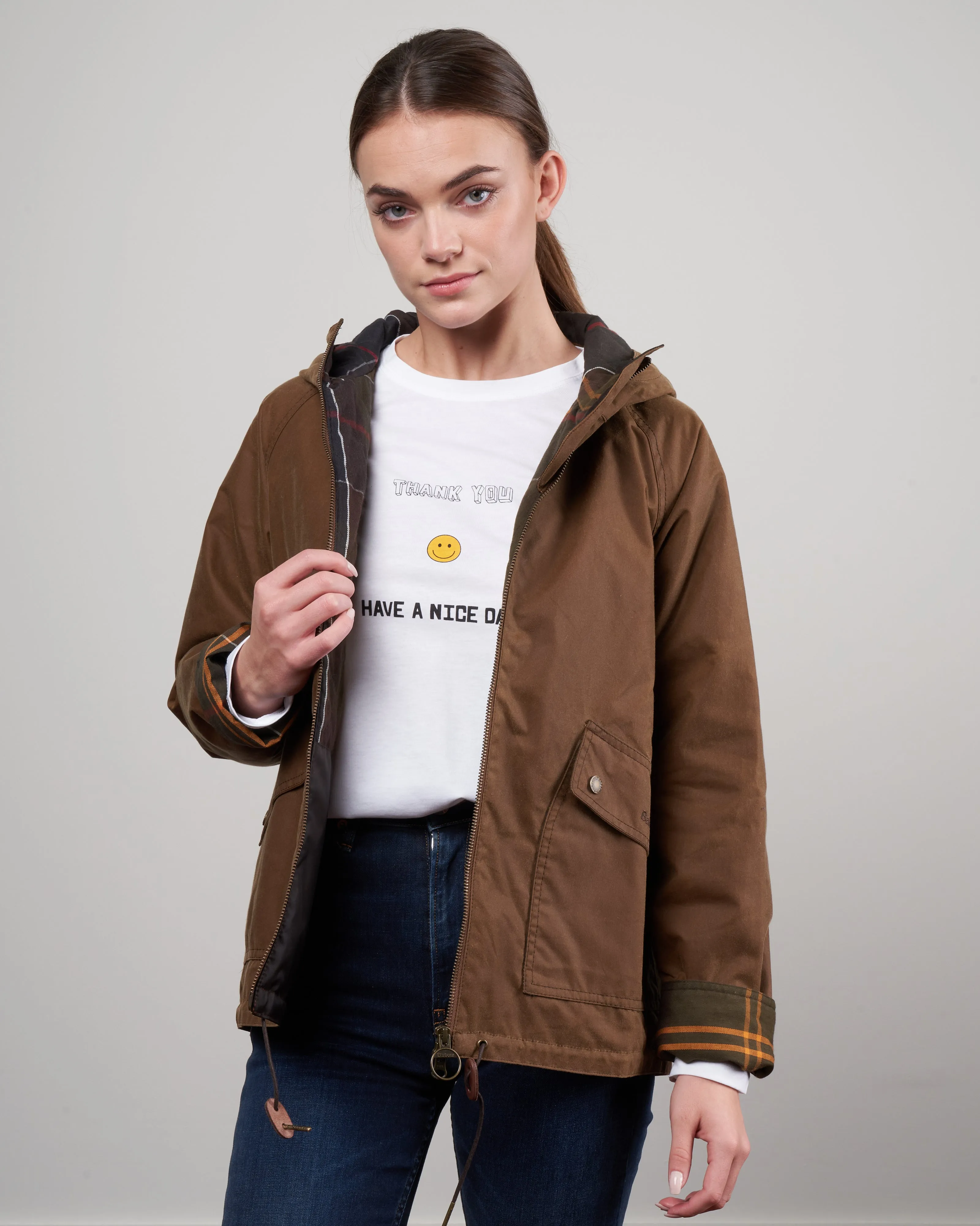 windemere wax jacket - tan/classic