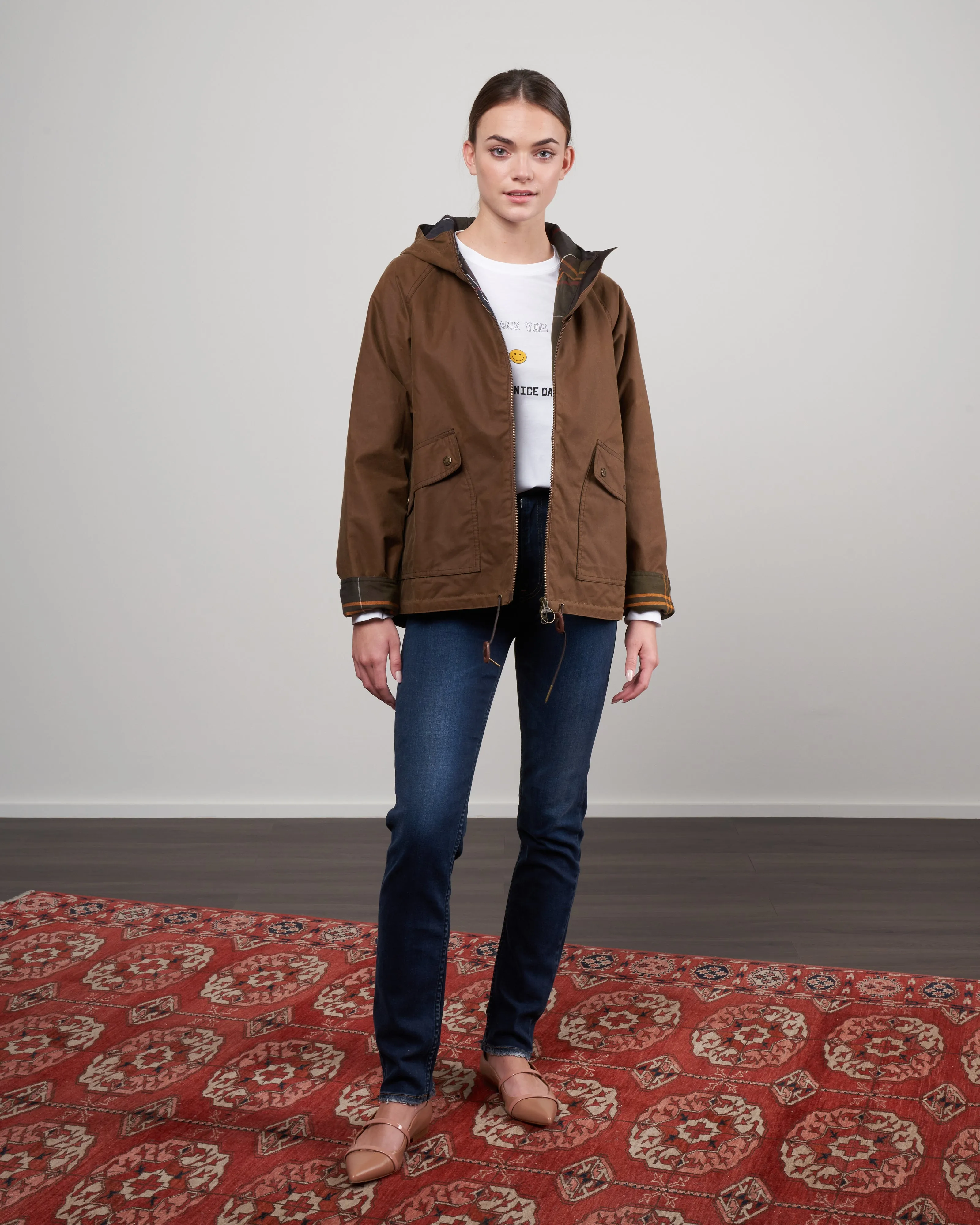 windemere wax jacket - tan/classic