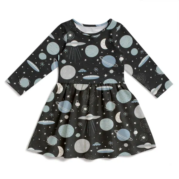Winter Water Factory - Calgary Dress - Space Charcoal