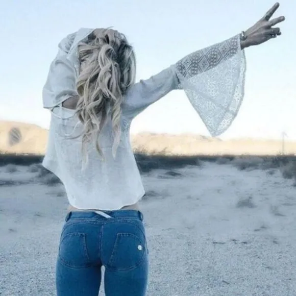 Women Denim Jean Leggings Pants Trousers