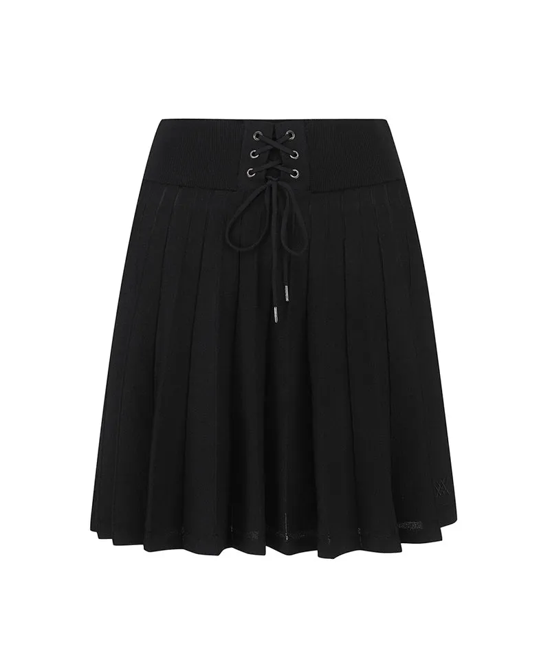 Women Knit Skirt - Black