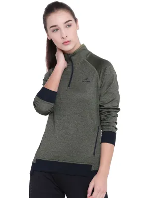 Women Solid Black Sweatshirts