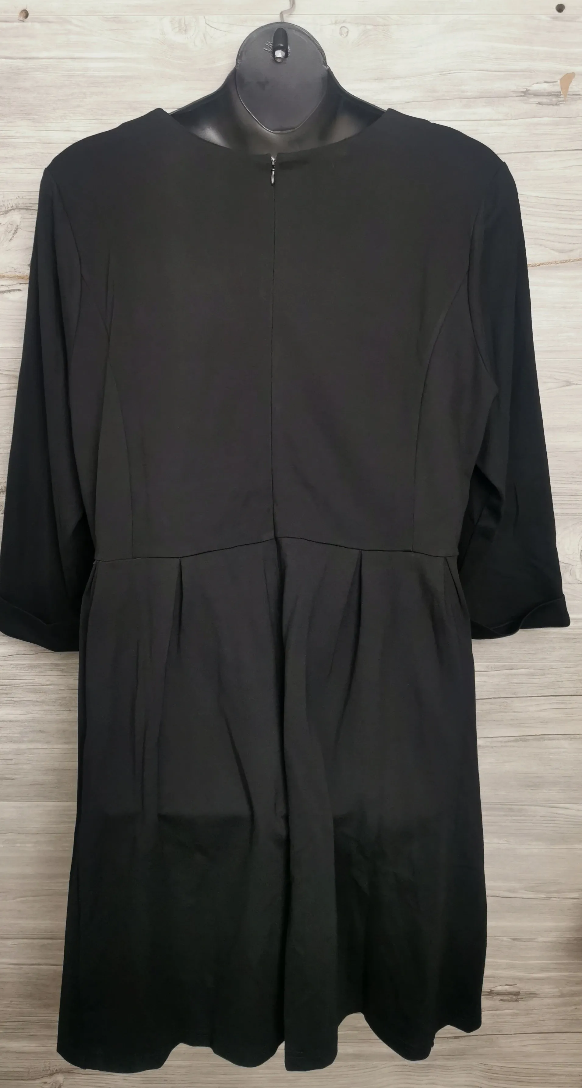 WOMENS PLUS SIZE 3X (22/24) - SPENCER & SHAW, Thick Black Dress, Stretchy NWT B52