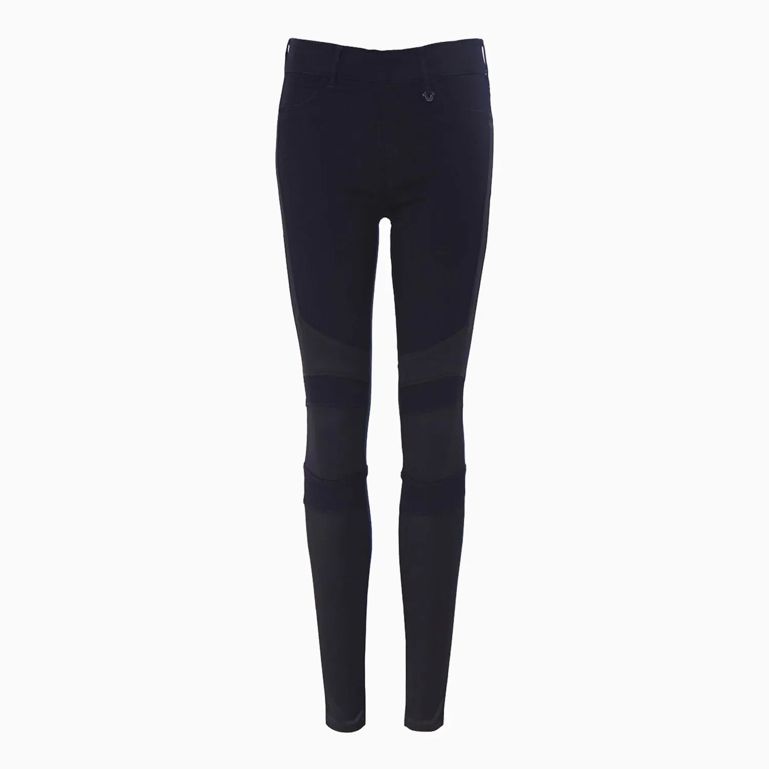 Women's Runway Moto Jean Legging in Black River