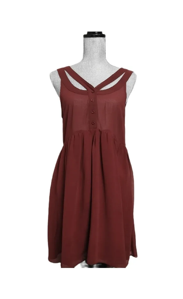 WOMENS SIZE 8 - LITTLE ONE, Fitted Bodice, Chiffon Dress VGUC B54