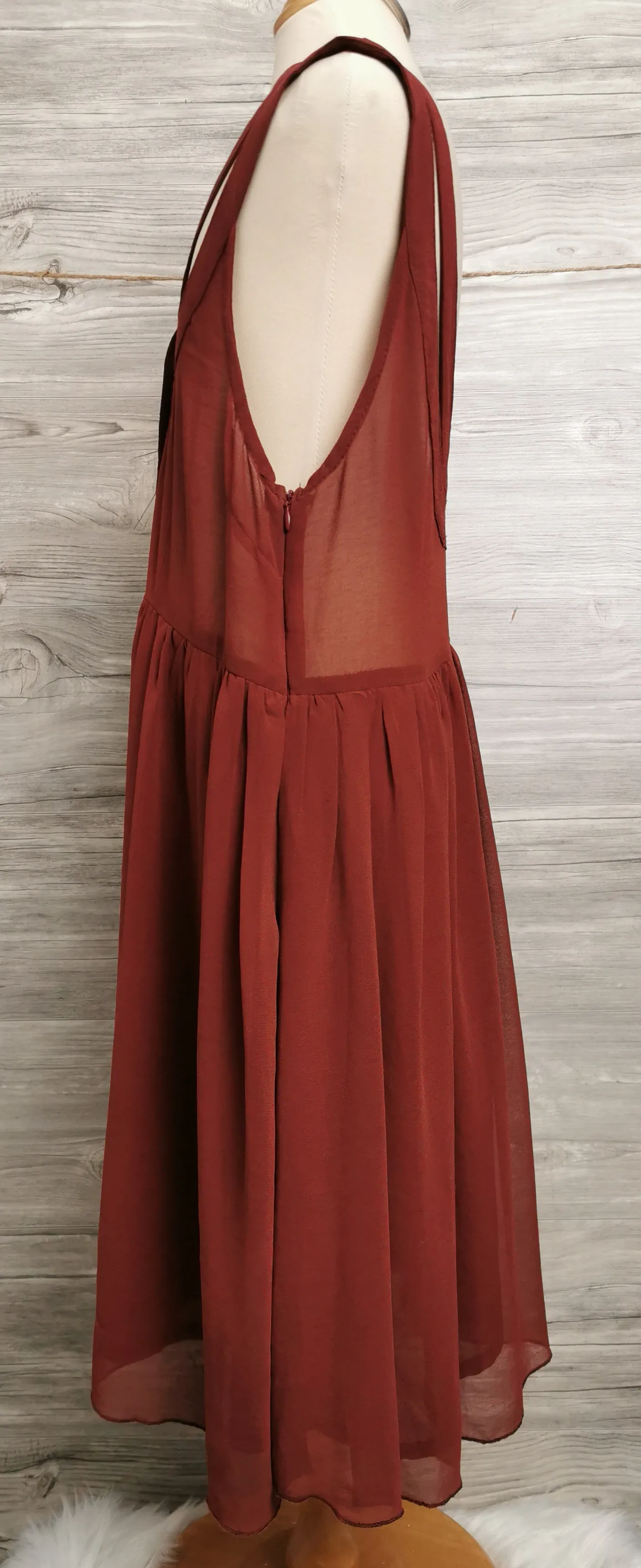 WOMENS SIZE 8 - LITTLE ONE, Fitted Bodice, Chiffon Dress VGUC B54