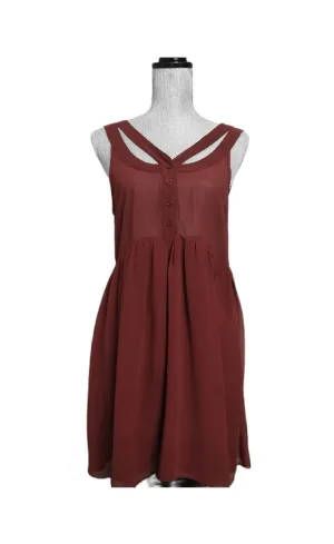 WOMENS SIZE 8 - LITTLE ONE, Fitted Bodice, Chiffon Dress VGUC B54