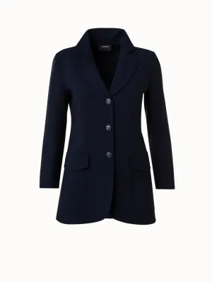 Wool Stretch Double-Face Jacket