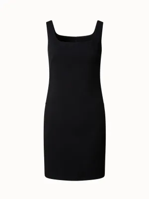 Wool Tricotine Mini Dress