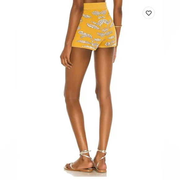 Worn once! House of Harlow x revolve prue shorts in marigold ✨