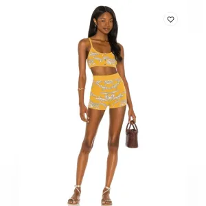 Worn once! House of Harlow x revolve prue shorts in marigold ✨