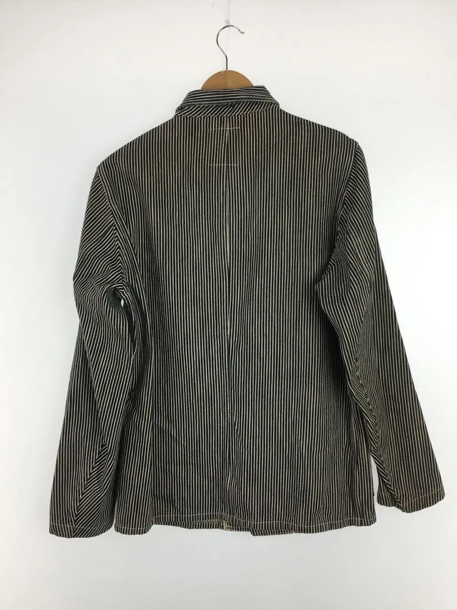 [XL] Visvim Fluxus Denim Hickory Stripe Work Smock Indigo
