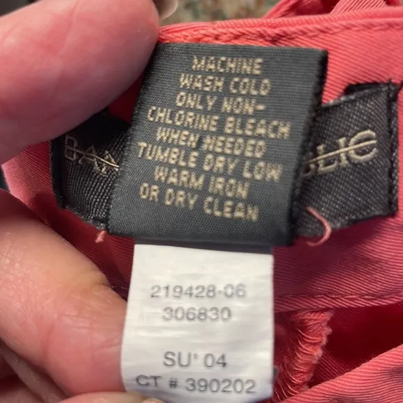 Y2K Banana republic pants stretch cotton blend salmon peach women’s size…
