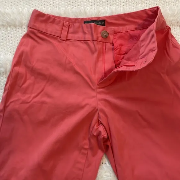Y2K Banana republic pants stretch cotton blend salmon peach women’s size…