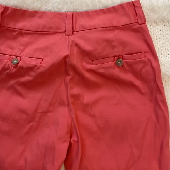 Y2K Banana republic pants stretch cotton blend salmon peach women’s size…